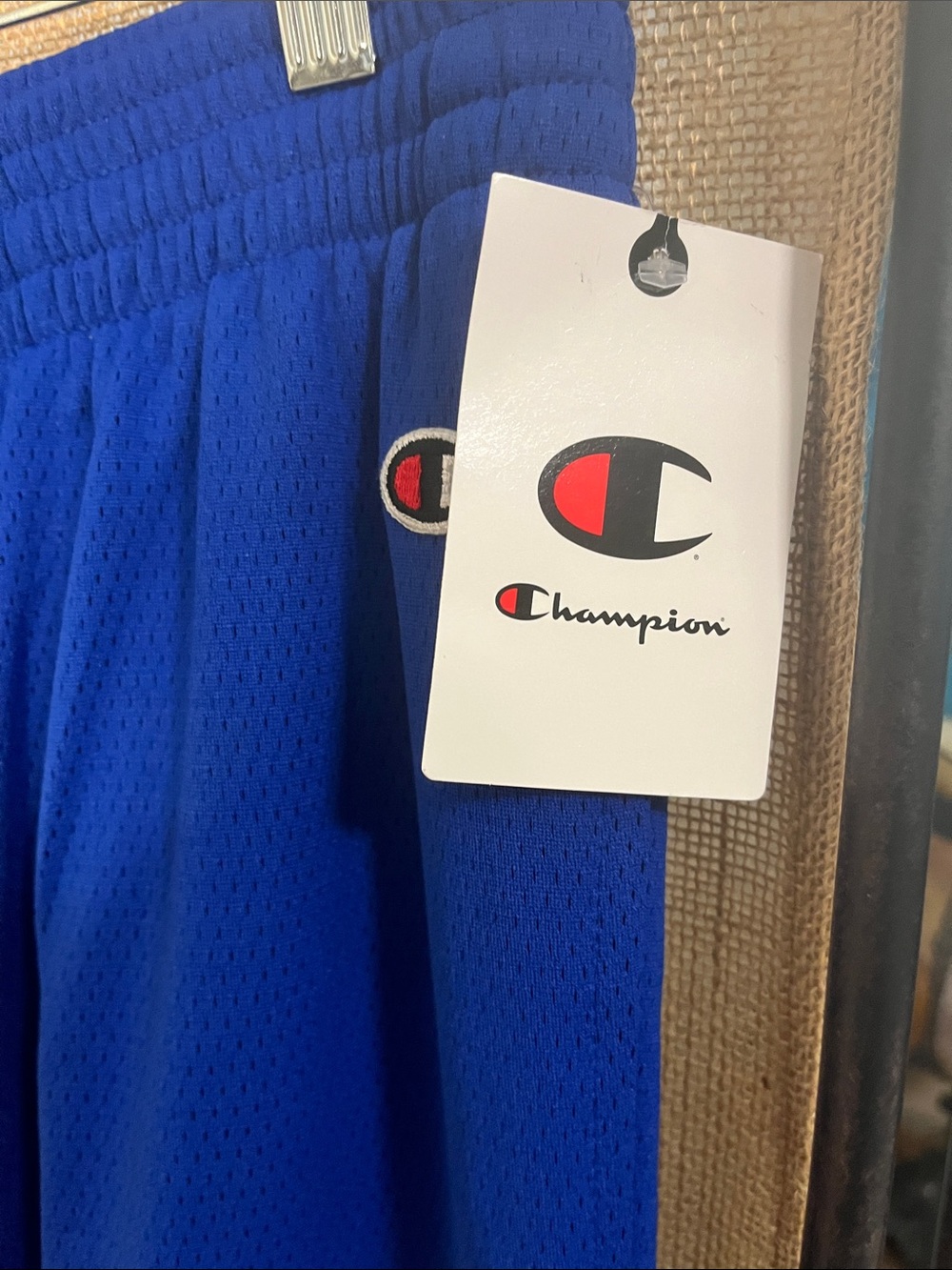 Champion Royal Blue Athletic Joggers with White Drawcord - Picture 2 of 6